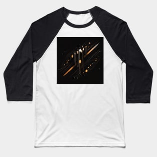 Minimalistic Geometric Illustration Baseball T-Shirt